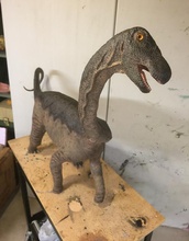 A sculpture of the baby Rapetosaurus